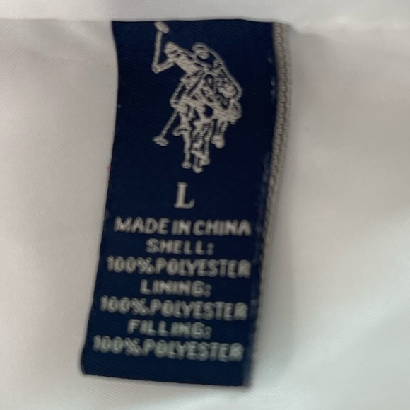 US Polo Association White Hooded jacket size large - Picture 5 of 6